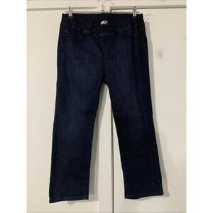 Eileen Fisher‎ Pull-On Cropped Jeans in Dark Wash PMed W31”L24”